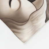 Modern, elegant, koningin van hartenkaartenillustr fleece deken (Hoek)