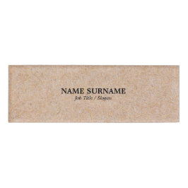 Modern Elegant Kraft Kantoor & School Standard Des Naambadge