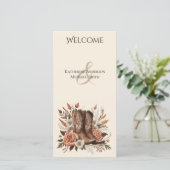 Modern Elegant Land Western- Bloemen (Staand voorkant)