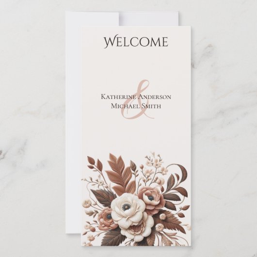 Modern Elegant Land Western- Bloemen (Voorkant)