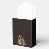 Modern Elegant Land Western- Bloemen Bedankdoosjes (Geopend)