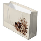 Modern Elegant Land Western- Bloemen Groot Cadeauzakje (Voorkant Gekanteld)