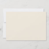 Modern Elegant Land Western- Bloemen Kaart (Achterkant)