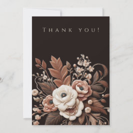 Modern Elegant Land Western- Bloemen Kaart