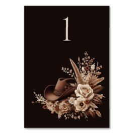 Modern Elegant Land Western- Bloemen Kaart