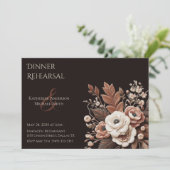 Modern Elegant Land Western- Bloemen Kaart (Staand voorkant)