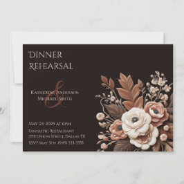 Modern Elegant Land Western- Bloemen Kaart