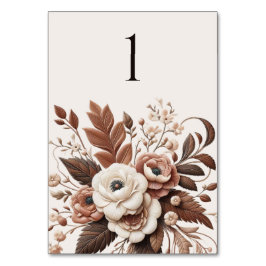 Modern Elegant Land Western- Bloemen Kaart