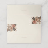 Modern Elegant Land Western- Bloemen Plaatskaartje (Buitenkant ongevouwen)