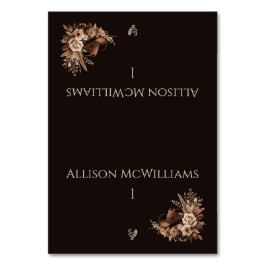 Modern Elegant Land Western- Bloemen-Pluimvee Kaart