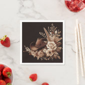 Modern Elegant Land Western- Bloemen Servet (Insitu)