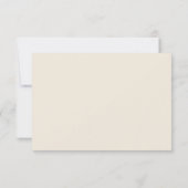 Modern Elegant Land Western- Bloemenuitnodiging Kaart (Achterkant)