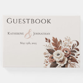 Modern Elegant Land Western- Flora Gastenboek