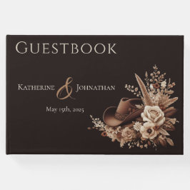 Modern Elegant Land Western- Flora Gastenboek