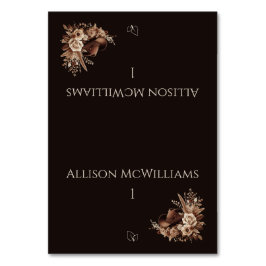 Modern Elegant Land Western- Vegetarisch Kaart