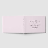 Modern Elegant Lavender Wedding Gastenboek (Volledig)