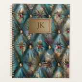 Modern Elegant  Leather Kleurrijke Diamanten Planner (Voorkant)
