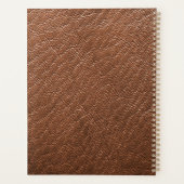 Modern Elegant  Leather Kleurrijke Diamanten Planner (Achterkant)