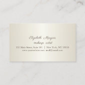 Modern Elegant, luchtig, hart Burgundy Agate Klantenkaartje (Achterkant)