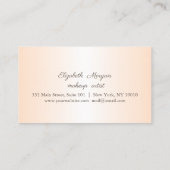 Modern Elegant, luchtig, harteloze Kaart Klantenkaartje (Achterkant)