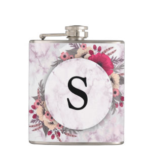Modern Elegant Luxury Faux Glitter Hip Flask Heupfles