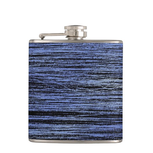 Modern Elegant Luxury Faux Glitter Hip Flask Heupfles (Voorkant)