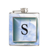 Modern Elegant Luxury Faux Glitter Hip Flask Heupfles (Voorkant)