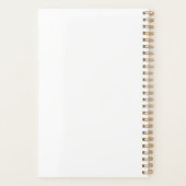 Modern Elegant Maid of Honor Wedding Planner (Achterkant)