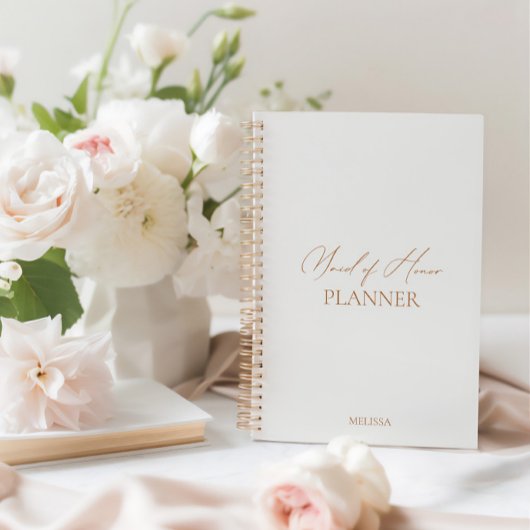 Modern Elegant Maid of Honor Wedding Planner