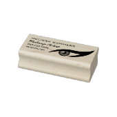 Modern Elegant Makeup Artist Eye Eyeliner Adres Rubberstempel (Stempel)