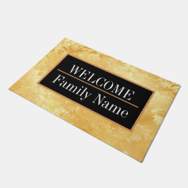 Modern Elegant Marble Welkom Deurmat