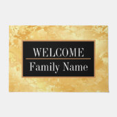 Modern Elegant Marble Welkom Deurmat (Voorkant)