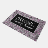 Modern Elegant Marble Welkom Deurmat (Schuin)