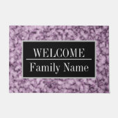 Modern Elegant Marble Welkom Deurmat (Voorkant)