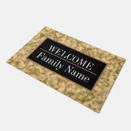 Modern Elegant Marble Welkom Deurmat