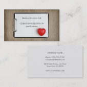 Modern Elegant Medical Doctor Gezondheidszorg Visitekaartje (Voorkant / Achterkant)