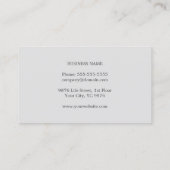 Modern Elegant Medical Doctor Gezondheidszorg Visitekaartje (Achterkant)