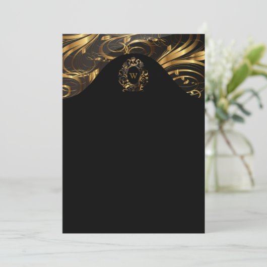 Modern Elegant Menu of Uitnodigingen (Staand voorkant)