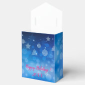 Modern Elegant Merry Feestdagen Bedankdoosjes (Geopend)