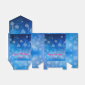 Modern Elegant Merry Feestdagen Bedankdoosjes (Uitgevouwen)