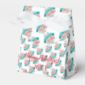 Modern Elegant Merry Feestdagen Bedankdoosjes (Voorkant Zijde)