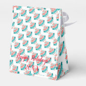 Modern Elegant Merry Feestdagen Bedankdoosjes (Achterkant)