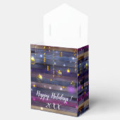 Modern Elegant Merry Feestdagen Bedankdoosjes (Geopend)