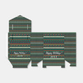 Modern Elegant Merry Feestdagen Bedankdoosjes (Uitgevouwen)