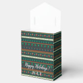 Modern Elegant Merry Feestdagen Bedankdoosjes (Geopend)