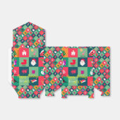 Modern Elegant Merry Feestdagen Bedankdoosjes (Uitgevouwen)