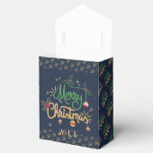 Modern Elegant Merry Feestdagen Bedankdoosjes (Geopend)