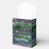 Modern Elegant Merry Feestdagen Bedankdoosjes (Geopend)