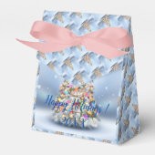 Modern Elegant Merry Feestdagen Bedankdoosjes (Voorkant Zijde)