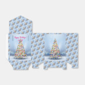 Modern Elegant Merry Feestdagen Bedankdoosjes (Uitgevouwen)